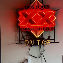 Dos Equis Neon Bar Sign For The Man Cave