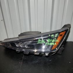 Oem 2019 2020 Hyundai Elantra Halogen Headlight Left Driver Oem Used 