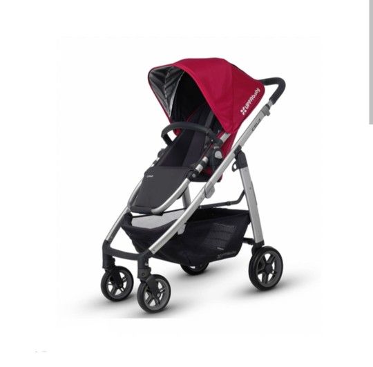 Uppababy Cruz Red Canopy Stroller