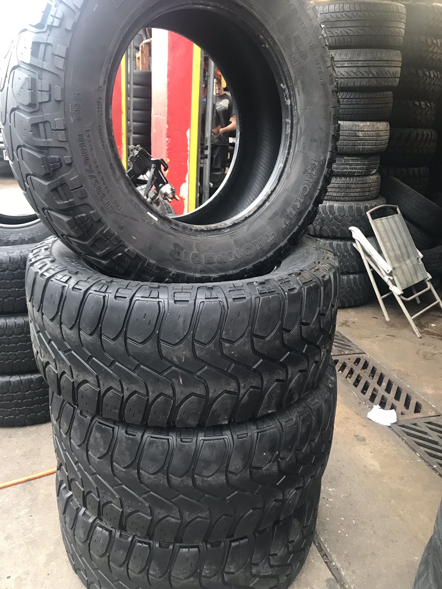 305/60/18 LT Mickey Thompson used tires