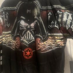 Civil Regime Darth Vader Distressed Twofer Tee Medium