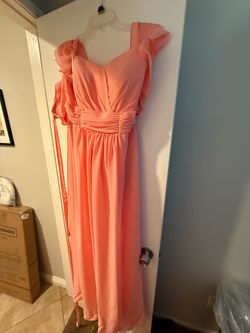 Bridesmaids Dress, Size 20, Coral/Pink