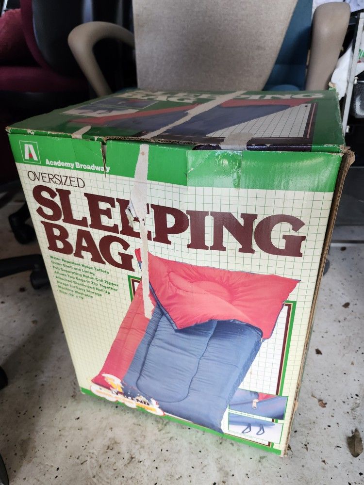 79" Red And Blue Sleeping Bag Camping Sleeping Bag