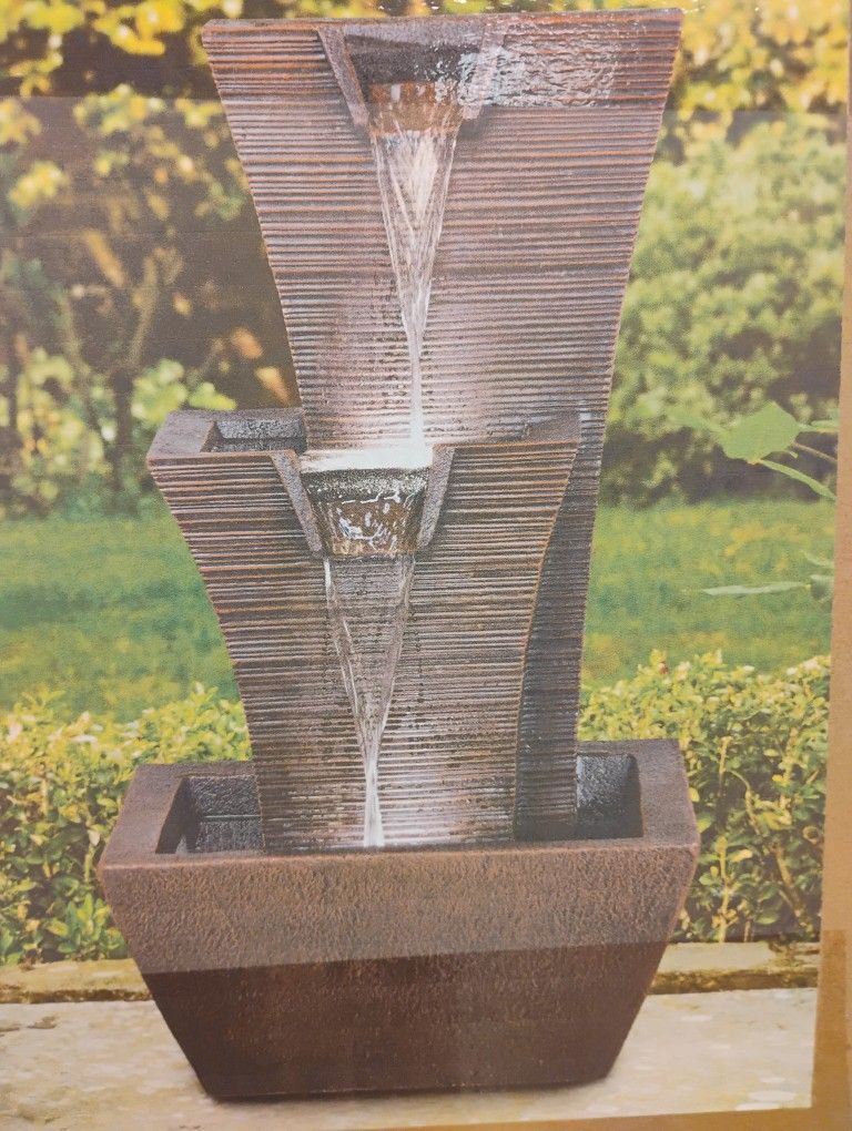 Indoor outdoor waterfall fountain Modern