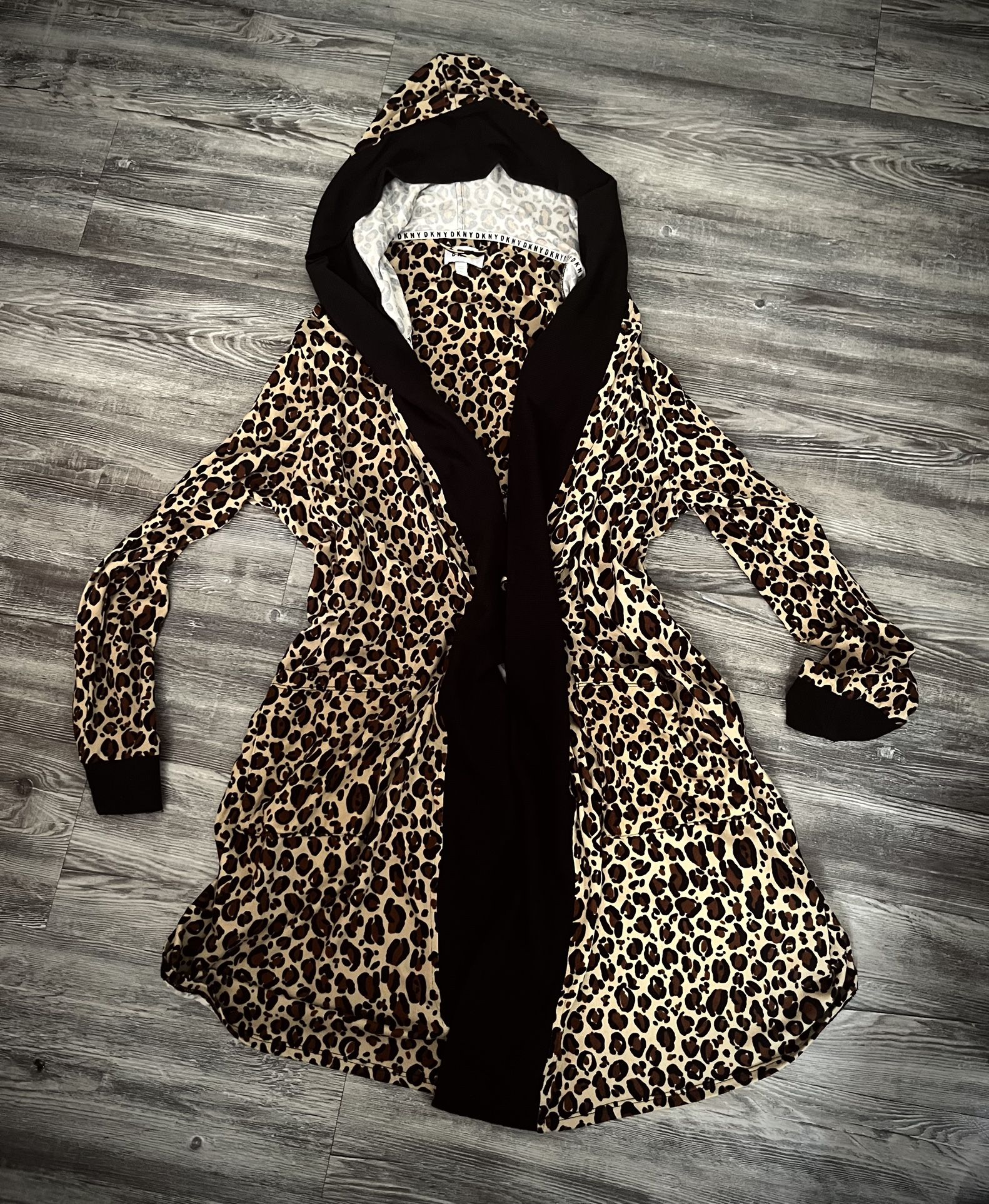 DKNY Leopard printed robe 