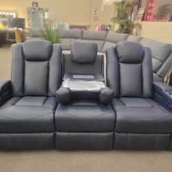 Power Reclining sofa and Love Seat 