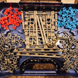 Magnext Lot with Variety of Building Pieces and Carrying Case