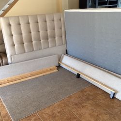 Queen Size Bed Frame W Box Spring 