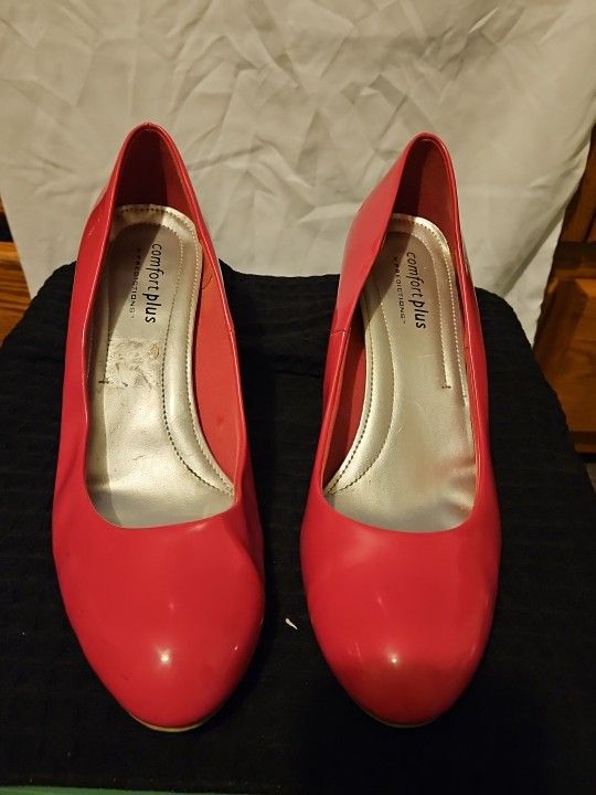   COMFORT PLUS PREDICTIONS KARMEN Classic Pump Pink Heels - Size 11