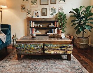 RECLAIMED BOATWOOD COFFEETABLE