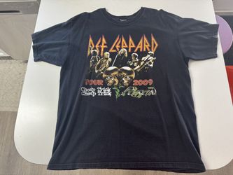 Original Concert T-Shirt, 2009 Def Leppard, Cheap Trick, Poison