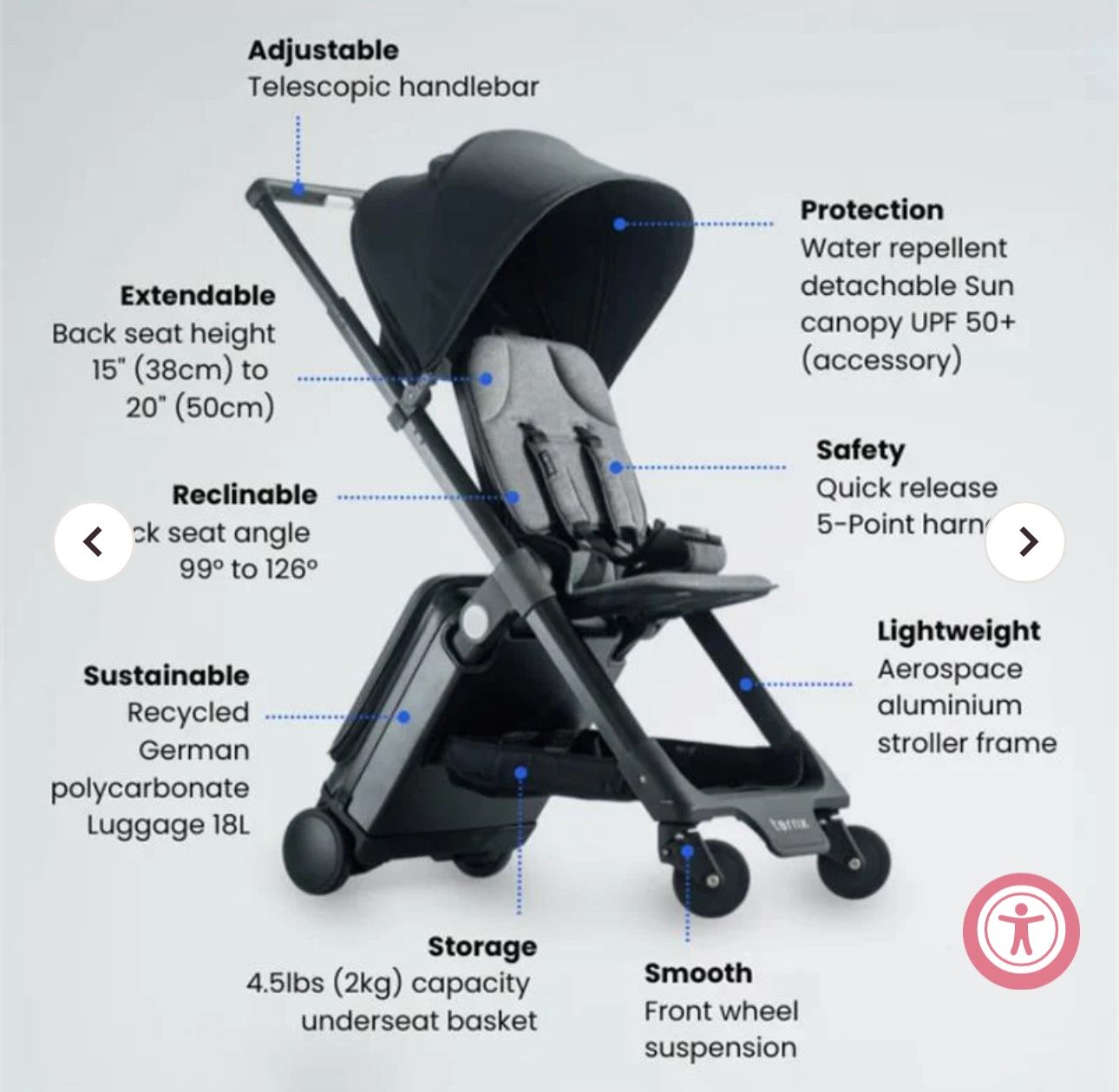 Ternx Luggage Stroller 