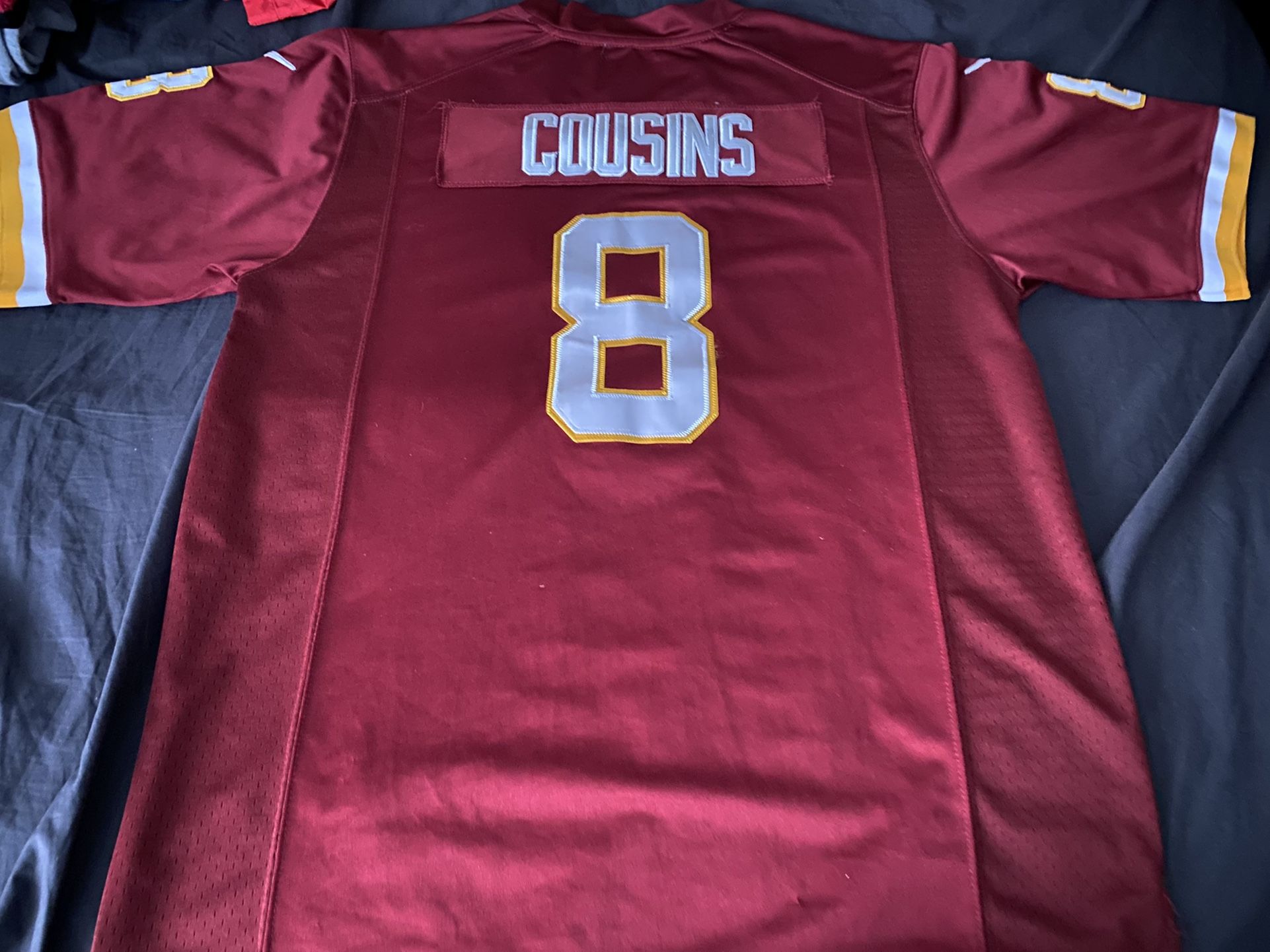 Cousins 2025 redskins jersey