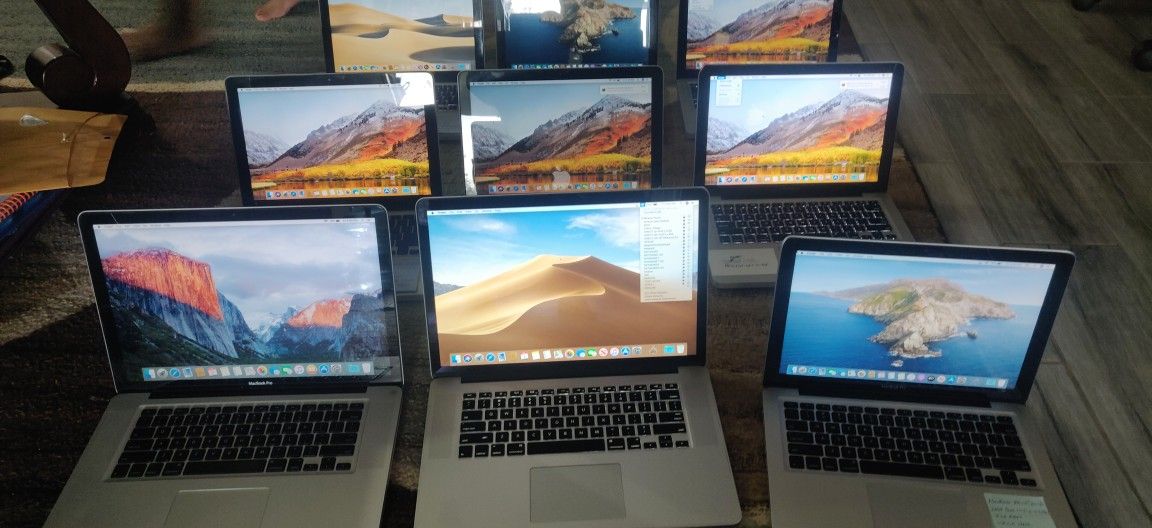 MacBook Pros for Sale - Lowest price in Jacksonville. MacBooks available from 2008-2017 year models.
Has MacBooks with 13" and 15" display.