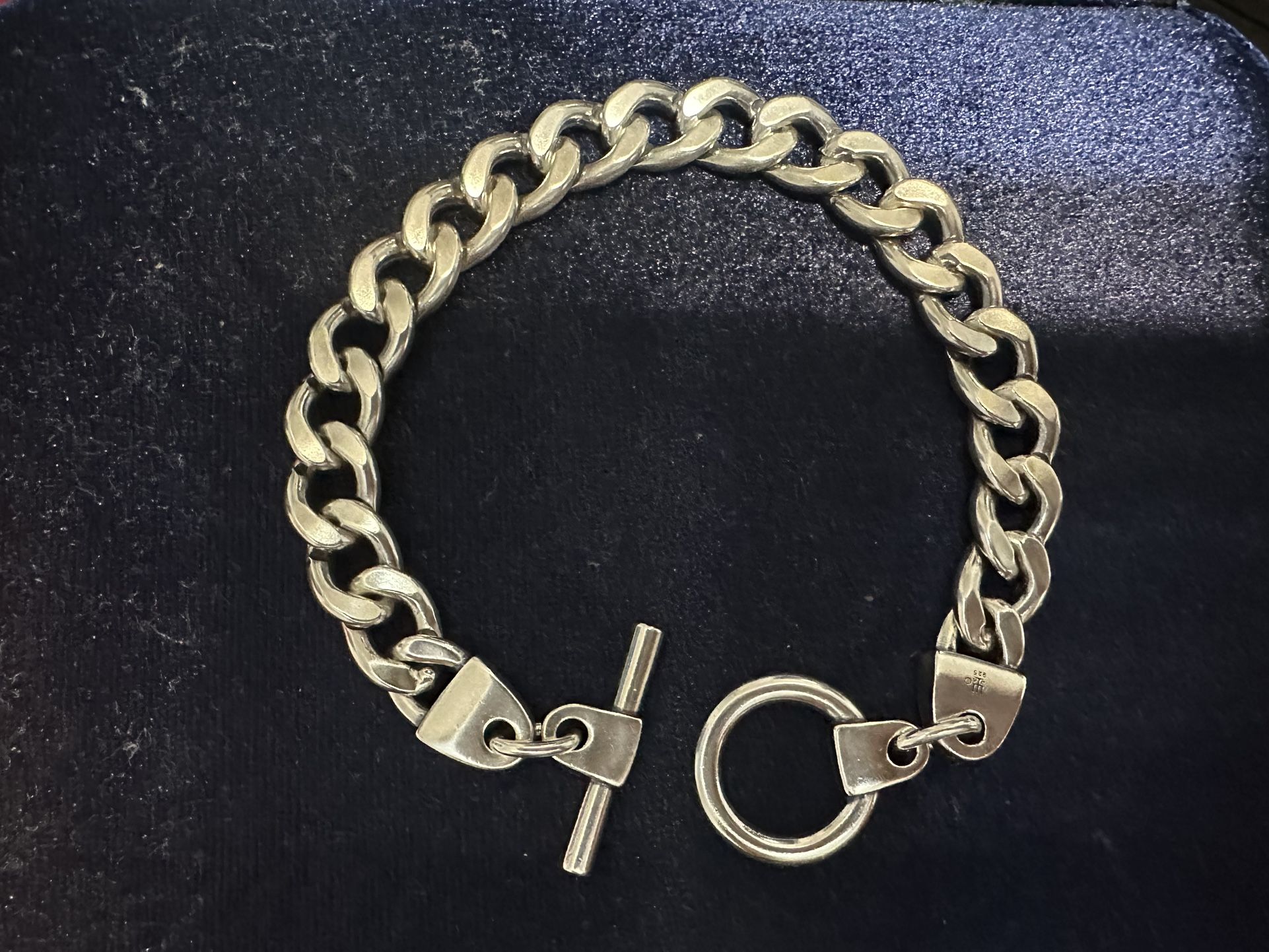 (James Avery) Strength in Faith Curb Link Bracelet