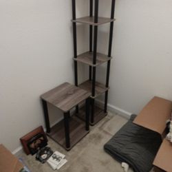 Two Turn And Twist Shelves