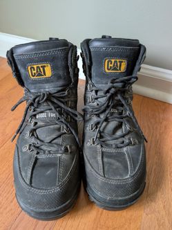 CAT Steel Toe Boots Size 11