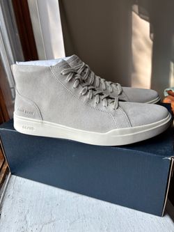 Cole Haan Grand High-Top Suede Sneakers