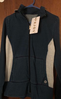 PRJON Jacket sz M (retail price $238) BLUE/Jean