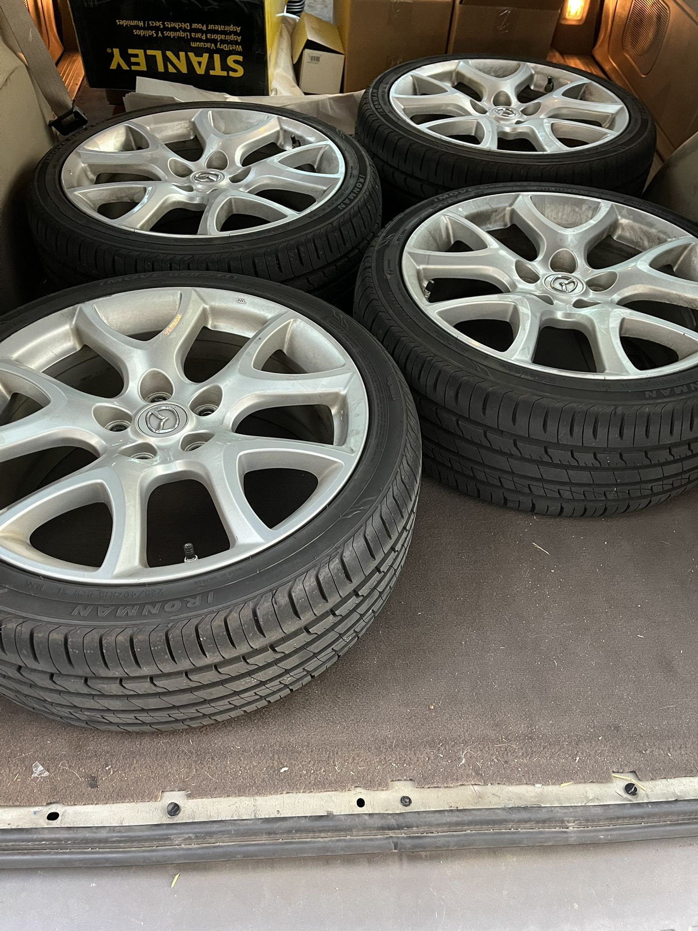 Mazdaspeed3 OEM Alloy Rims (Silver Finish) - 18" (Full Set)