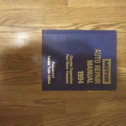 1994 Auto Repair Manual Chrysler Corporation, Ford Motor Company