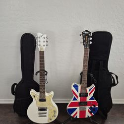 First Act VW Volkswagen Washburn Lyon Def Leppard Electric Guitar + Gigbag (Trades Okay)