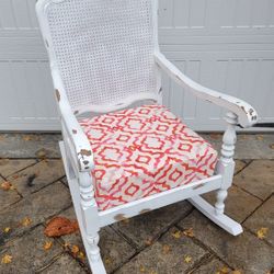 Cane Back Rocking Chair 