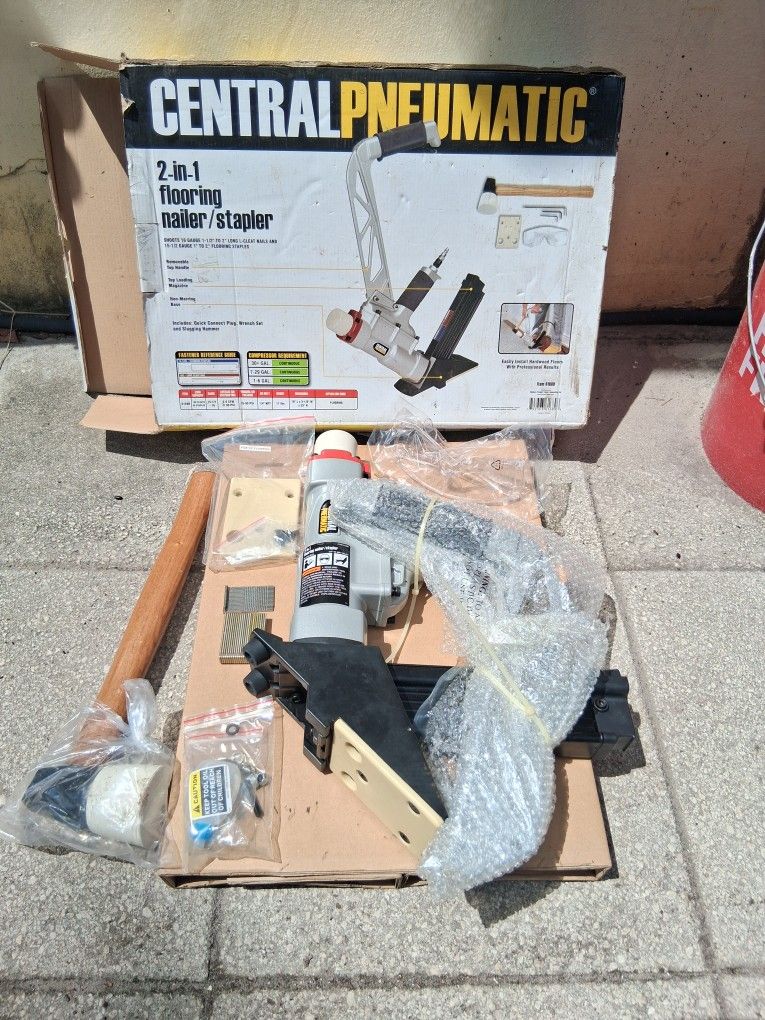 YES, Item Is Available Air Floor Nailer/Stapler (NEW)