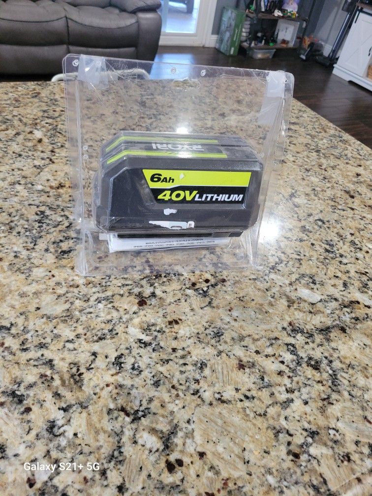 Ryobi Battery 40v 6ah