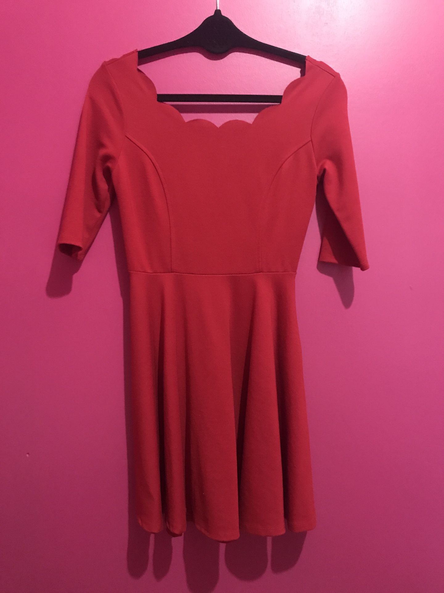 Dress red size small