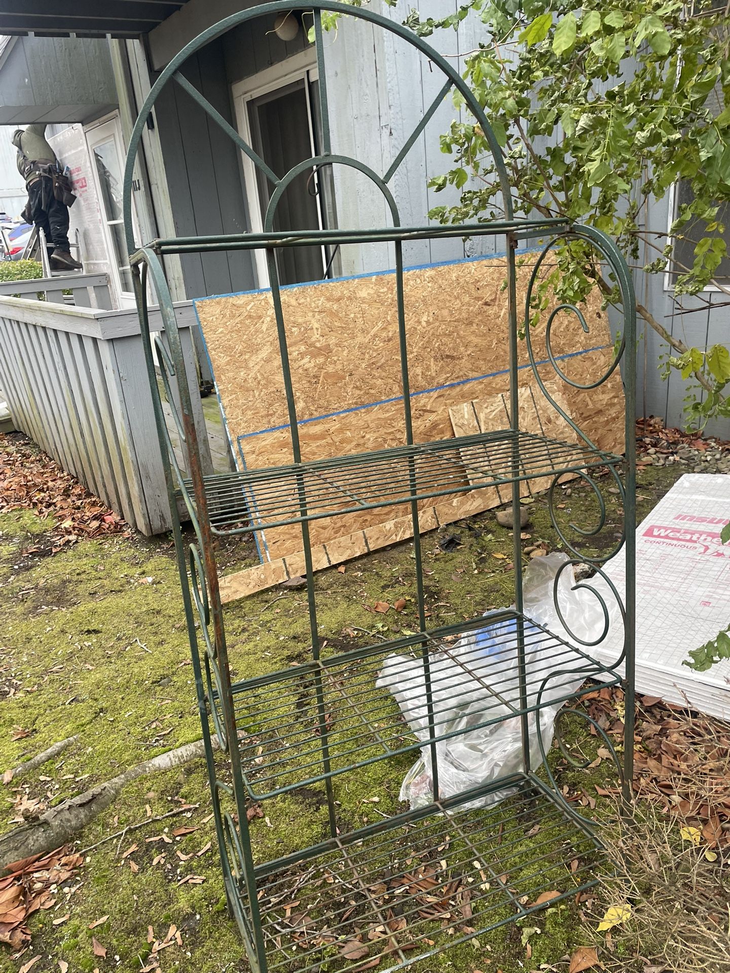 Buffet/Shelving, can be used anywhere heavy duty needs a coat of paint East Haven
