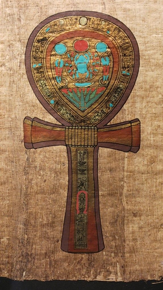 Egyptian Ankh painting