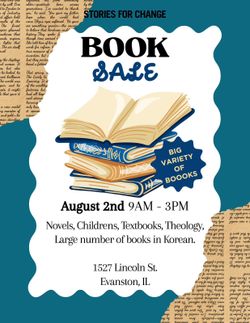 Book sale with a cause