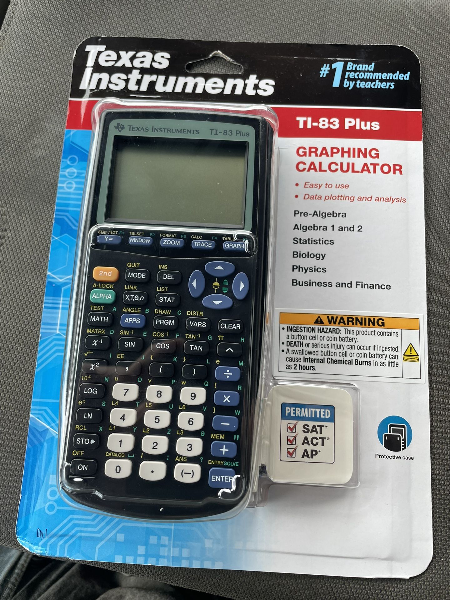 Texas Instruments Math Explorer Patent TI-83 Plus Advanced Math Science Texas Instruments TI-83 Plus Graphing ...