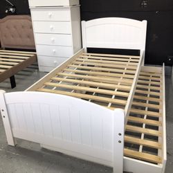 Twin  Trundled Bed Frame Solid Wood New In The Box 