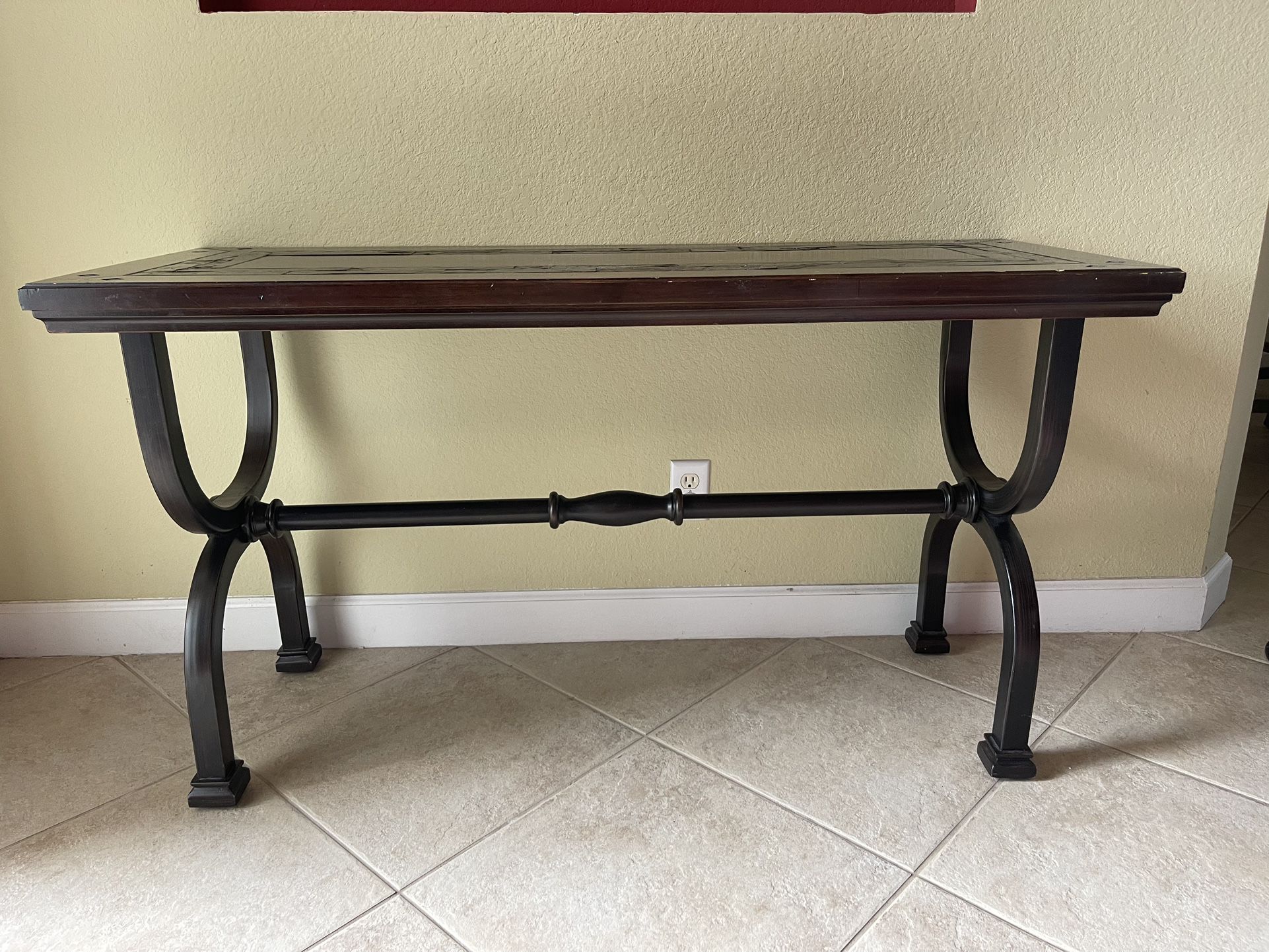 Console Wood Table