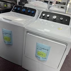Washer Dryer Set,27’ Top Load GE New With Manufacturer Warranty 