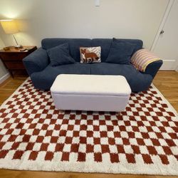 Boucle Modern 91” Sofa