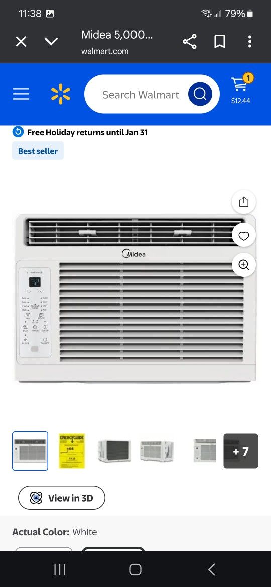 Midea New Window A/C With Remote Control