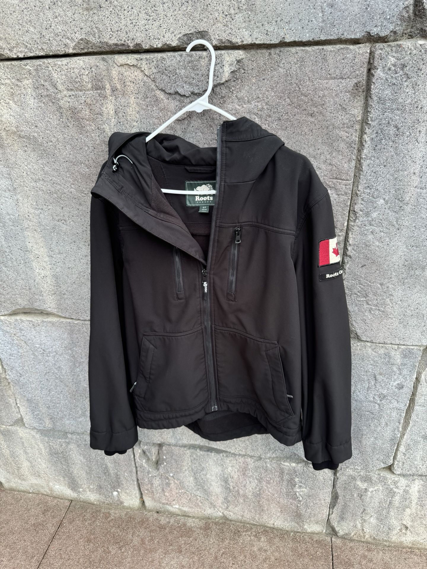 Roots Canada Jacket With Hoodie