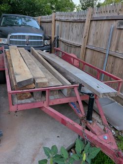 Thick oak boards