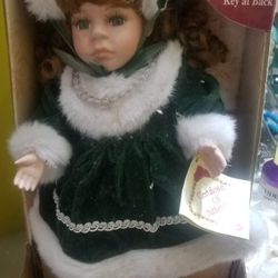vintage collectors musical doll