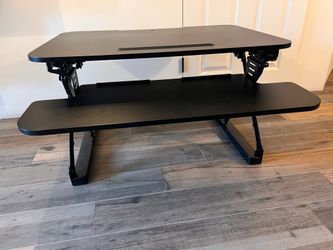 Sit/Stand Desktop Riser - Medium, Black
