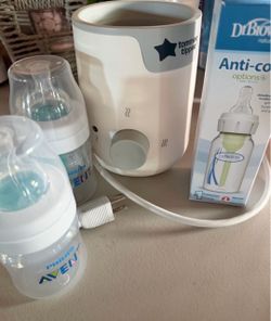 free bottle warmer+bottles