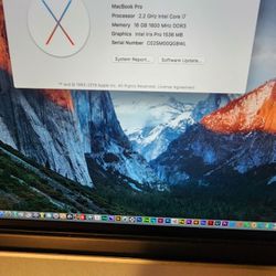 2015 Macbook Pro 15 In Loaded With Software 