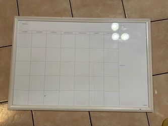 Whiteboard calendar