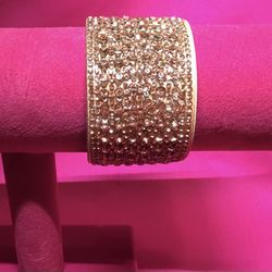 Champagne Rhinestones Bracelet 