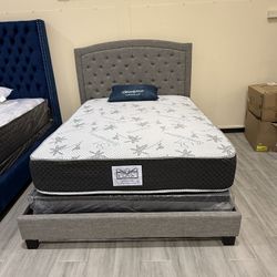 🔥 Queen Bundle Deal – Bed Frame + Mattress + Box Spring 🔥