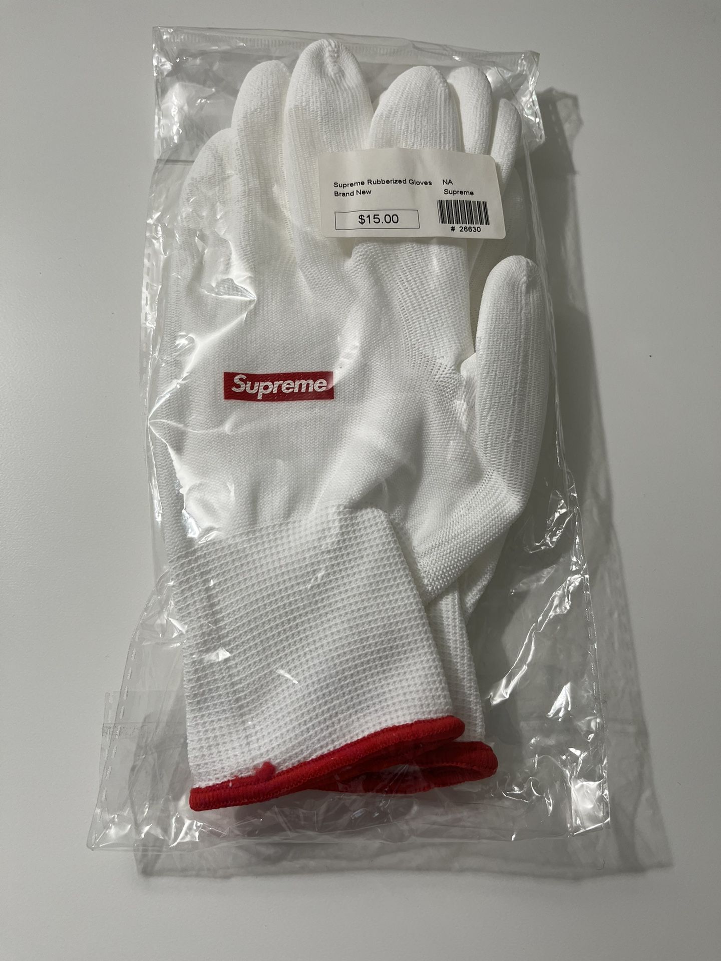 Supreme White Gloves Never Opened Brand New