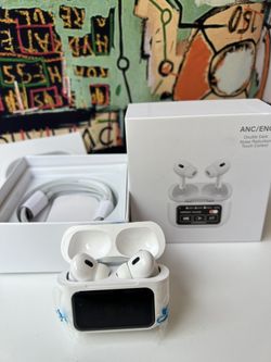 NEW Wireless Earbuds – AirPods Style – Noise Cancelling – Touch Control – Smart Display